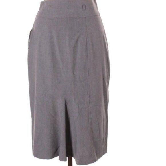 Worthington Women's 6 Pencil Skirt Gray - Picture 2 of 4